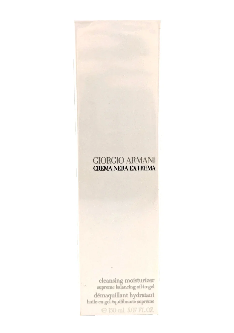 Giorgio Armani Crema Nera Extrema Cleansing Moisturizer Gel in Oil 5.07 Oz